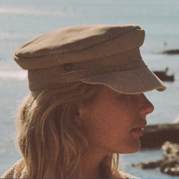 NEW Lack of Color “Lola” Taupe Suede Newsboy hat - Picture 6 of 10